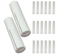 DEARMAMY Apribottiglie per Aprire Flaconi per Fiale da 1ml e 3ml 20 Pezzi in Abs Bianco, Strumento Ergonomico Salva Fatica e Non Danneggia le Mani in Ospedali e Saloni di Bellezza