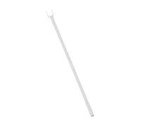 DEARMAMY Asta Appendiabiti Staccabile 85 CM in Carbonio Plastica Bianca Bastone Robusto per Asciugare i Vestiti Palo per Abiti a Lunga Portata per Uso Domestico Facile da Montare e