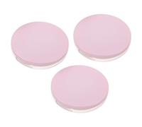 DEARMAMY Astuccio Compatto per Cipria Vuoto da Viaggio 5 Piumino e Specchio Integrato Contenitore Ricaricabile in Plastica per Polvere Libera Kit Portatile Salvaspazio per Trucco Ovunque