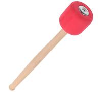 DEARMAMY Bacchette Percussioni in Legno Impugnatura Antiscivolo e Schiuma Rossa, Bacchette per Batteria Confortevoli per Performance e Band Musicali