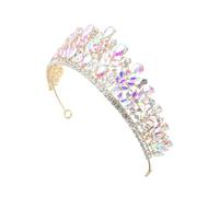 DEARMAMY Barocca Sposa con di Marquise Tiara Bridal con Cristalli per Fotografie Nuziali e Speciali Accessorio Sicuro e