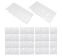 DEARMAMY Bavaglini Monouso Raccogli Peli da Barba per Lavandino e Vasca da Bagno, Protezione Scarico Trasparente 60 Pezzi, Accessori per Rasatura Uomo e Donna, per Pulizia Bagno e Barbiere