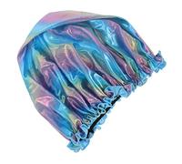 DEARMAMY Berretto Da Notte Elasticizzato Cuffia Da Nuoto Per Impermeabile Cuffia Per Il Sonno Notturno Capo Doccia Per Le Donne Berretto Da Bagno Per Adulto Blue Seta