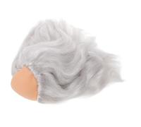 DEARMAMY Bianca Calva Per Costume Di Halloween Da Vecchio Unisex Realistica e Confortevole in Fibre Sintetiche Accessorio Per Feste