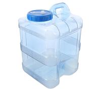 DEARMAMY Bidone Acqua da Campeggio 15l in PVC e Pc, Portatile | Contenitore per Uso Esterno e Auto, Chiusura Ermetica, Grande Capienza, Leggero e Pratico