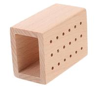 DEARMAMY Blocco Portautensili Compatto in Legno Per Punte Trapano Organizer Per Supporto Portautensili Per Accessori Utensili e Organizzato Per Salone