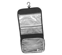 DEARMAMY Borsa Cosmetica Gancio Borsa Da Toilette Per Donna Borse Cosmetiche Da Viaggio Galleria Piatta Aperta Articoli Da Toeletta Borse Da Toilette Per Donna Panno Oxford Black