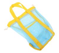 DEARMAMY Borsa Da Spiaggia Borsa Tote Sandbox Borse Della Spesa Sacco Di Sabbia Giocattoli Da Spiaggia Borse a Rete Maglia
