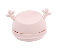 DEARMAMY Borsa Portatile per in Silicone Antipolvere Piccola Custodia Viaggio per Donne Organizer per e Spugnette Compatto e