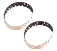 DEARMAMY Braccialetti Elastici Biblici 2 Pezzi Versetti Cristiani Ispiratori Fasce Elastiche da Polso Unisex Braccialetti Premio per Eventi Religiosi Cerimonie di Laurea e Uso