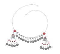 DEARMAMY Bridal Hair Chain Headpiece in Vintage Kazakh Style Alloy Forehead Headband With Faux Handmade Ethnic Accessory For Weddings And Festivals