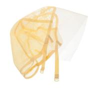 DEARMAMY Calotte Invisibili Per Parrucche Da Donna Fodera Con Pizzo Frontale Calotta Elastica Traspirante Per Capelli Lunghi e Calvizie