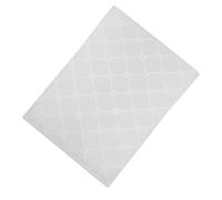 DEARMAMY Cartella per Goffratura 3D per Carta, Texture Romboidale Bianca | Plastica Bordi Arrotondati, Uso Stabile su Fogli e Journal, per Scrapbooking e Laboratori Didattici
