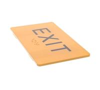 DEARMAMY Cartello Braille in Acrilico Resistente Per Uscite Esterno Targa Sicurezza Per Ipovedenti e Non Vedenti Segnale Personalizzato Inclusione Sociale Adatto Per Anziani e Luoghi Pubbli