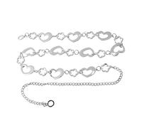 DEARMAMY Catena Per La Vita in Metallo Con Ciondolo A Forma Di Cuore Perfetto Per Moglie Fidanzata Madre E