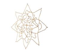 DEARMAMY Catena per Testa in Stile Egiziano per Donna Fascia per Capelli Etnica in Accessorio da Sposa Luminoso