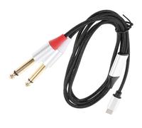 DEARMAMY Cavo Audio USB C Doppio Jack per Amplificatori Altoparlanti e Mixer Convertitore Stereo Leggero Plug And Play per Smartphone Tablet e Laptop