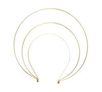 DEARMAMY Cerchietto Donna Corona a Tre Strati Copricapo Halloween Accessorio Sposa Boho Cerchietto in Ferro per Feste