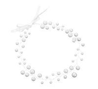 DEARMAMY Cerchietto per Capelli Donna Perle Copricapo da Sposa per Matrimonio Accessori Capelli Sposa Perle Tralcio da Donna