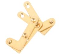 DEARMAMY Cerniere Invisibili per Porte Pivotanti in Rame Ferramenta Perno e Giù Set da 4 Pezzi per Porte in Legno e Vetro e Metallo Accessori per Nascoste Rotazione Silenziosa