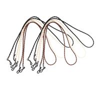 DEARMAMY Cinturini per Occhiali in Silicone Flessibile 6 Pezzi Multicolore Cordini Porta Occhiali da Uomo per Sport All’Aperto come Ciclismo Escursionismo Sci Accessori Anti-Smarrimento e