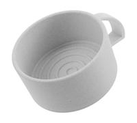 DEARMAMY Ciotola per Sapone da Barba con Manico 3D per Schiuma Rapida e Liscia Tazza da Viaggio per Crema da Barba Bagnata Accessorio Rasatura Uomo per Cura Pelle Sensibile