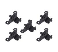 DEARMAMY Clip di Fissaggio per Pompa Bici 5 Pezzi in Silicone e Nailon Nero, Leggero e Pratico per Fissaggio Stabile Durante Ciclo