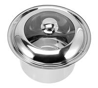DEARMAMY Commode Bucket Acciaio Inossidabile con Urinario per Anziani Design Pratico e Auto Facile e Portatile