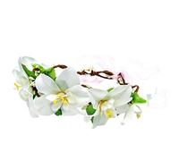 DEARMAMY Coparino Lily Ghirlanda Giglio Fiori Nuziali Per La Sposa Fascia Per Decorazioni Per Matrimoni Arredamento Del Matrimonio Nozze Nuziale Floreale Corone Beige Colore Casuale