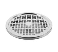 DEARMAMY Coperchio per Pattumiera in Acciaio Inossidabile con Griglia Antifumo e Posacenere Esterno Completo per Bidone Rifiuti Commerciale e Hotel Resistente alla Facile da Installare