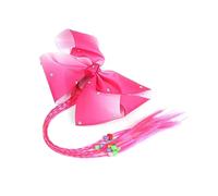 DEARMAMY corda per hair pin hair clips hair accessories hair band hair ribbon hair jewelry hair bow fascia per con fiocco finto copricapo a treccia copricapo colorato