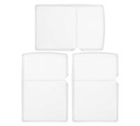 DEARMAMY Custodia protettiva per accendino in plastica trasparente, 3 pezzi, compatibile con Zippo e altri modelli, senza attrezzi, per uso outdoor e campeggio