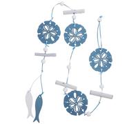 DEARMAMY Decorazione Da Appendere Legno Tema Nautico Ornamento Murale Stile Mediterraneo Per Casa e Asilo