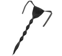 DEARMAMY di bolle di lanterna hairdo estensioni estensione dei intrecciati riccio parrucche coda di cavallo a sbuffo per le donne nere coda di cavallo a bolle Black