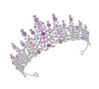 DEARMAMY di cristallo fascia da sposa per matrimonio accessori per per donna addobbi matrimonio adornare copricapo di compleanno Testamento del matrimonio strass Argento