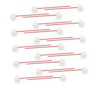 DEARMAMY di Prolunga Applicazione Versatile Rossi Set da 20 in Pvc Ugelli Precisi per Valvole per Bombolette Spray per Casa e Veicolo