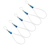 DEARMAMY Estrattore Cavi Elettrici 5 Pezzi Utensile Manuale per Fissaggio e Trazione Cavi Molla Stabile per Installazione Cablaggi e Prevenzione Usura Filo