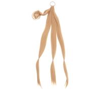 DEARMAMY Extension Coda di Cavallo Lunga Extension Capelli Sintetici Intrecciati Pezzo Capelli Donna Classico Naturale per Feste Halloween Cosplay Teatro