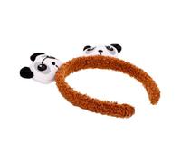 DEARMAMY Fasce Per Ragazze Trucco Truccare La Fascia Banca Per Lavare La Faccia Fascia Cosplay Graziose Fasce Per Le Donne Graziosi Cerchietti Brown Vello Di Corallo