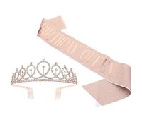DEARMAMY Fascia Di Per Feste Di Compleanno Con Cintura A Perfetta Per Le Decorazioni Del Della Regina