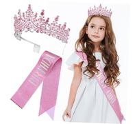 DEARMAMY Fascia e Di Compleanno Per Ragazze e Donne Di Decorazioni Di Buon Compleanno Design Delicato Cintura Regolabile Materiale Robusto