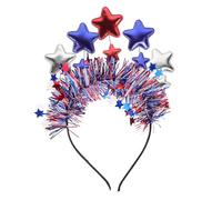 DEARMAMY Fascia Per A Forma Di Pentagramma Fascia Per La Quarta Celebrazione Fascia Per Il Dell'Indipendenza Fascia Per Feste Di Cosplay Patriottico Decorazioni Per