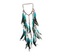 DEARMAMY Fascia Per Capelli Piume Da Donna Copricapo Piume Da Festival Fascia Per Capelli Design Bohémien Decorazione Di Perle Per Servizi Fotografici Matrimoni e Feste