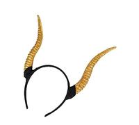 DEARMAMY Fascia Per Con Corna Di Pecora Di Halloween Accessorio Per Donne Corna Da Cosplay Fascia Per Con Corna Da Diavolo Copricapo Per Il Dei Morti Alla Moda E Confortevole.