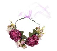 DEARMAMY Fascia per Floreale per Copricapo da Festa di Nozze di Fascia per Donne Elegante Accessorio da Sposa Fascia per per Compleanno Ballo di Fine Anno
