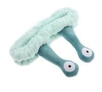 DEARMAMY Fascia Per Lumaca Fascia Per Lumache Da Donna Fascia Per La Testa Per La Cura Della Pelle Accessori Per Per Le Donne Fascia Da Cartone Animato Vello Di Corallo Olive Green