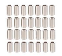 DEARMAMY Fermacorda Coulisse in Lega Argento 8mm X 14mm, Set da 50 Pezzi, Accessori per Abbigliamento e Sartoria, per Zaini, Cappotti e Lavori di Cucito Artigianale