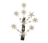 DEARMAMY Fermaglio per Chioma Strass a Forma di Rami, Ornamento Gioielli per Chioma Elegante, Accessorio in Cristallo per Donna Adatto a Matrimoni e Banchetti