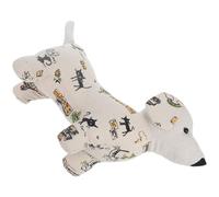 DEARMAMY Fermaporta Decorativo a Cuneo Forma di Cane Pesato, Bloccaporta Interno Morbido per Casa, Ufficio e Stanza, Accessorio Versatile Colori Caldi