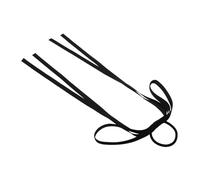 DEARMAMY fiocco per elastici per per ragazze roba per nastri per per coda di cavallo da donna elastici per per donne bowknot tessuto Black